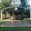 Wedding reception set up.